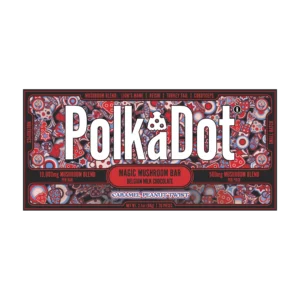 Caramel Peanut Twist Polkadot Chocolate Bar