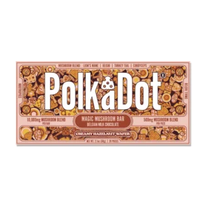 Creamy Hazelnut Wafer Polkadot Chocolate Bar