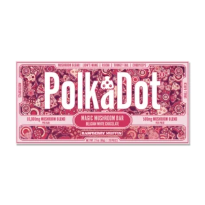 Raspberry Muffin Polkadot Chocolate Bar